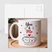 Carte Postale tasse (Devant / Derrière)