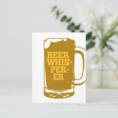 Carte Postale Tasse Beer Whisperer Verticale (Debout devant)