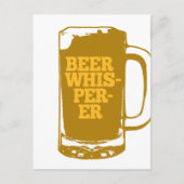 Carte Postale Tasse Beer Whisperer Verticale (Devant)