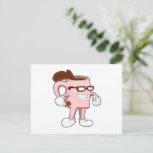 Carte Postale Tasse de café avec café (Debout devant)