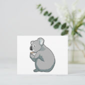 Carte Postale Tasse de café Koala (Debout devant)