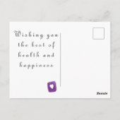 Carte Postale Tasse Get Well Soon (Dos)