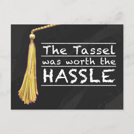 Carte Postale Tassel Hassle Silver (Devant)