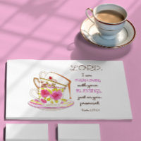 Tasses à thé débordant de vos bénédictions
