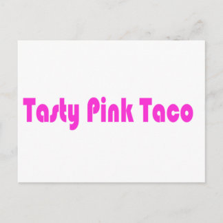 Carte Postale Tasty Pink Taco