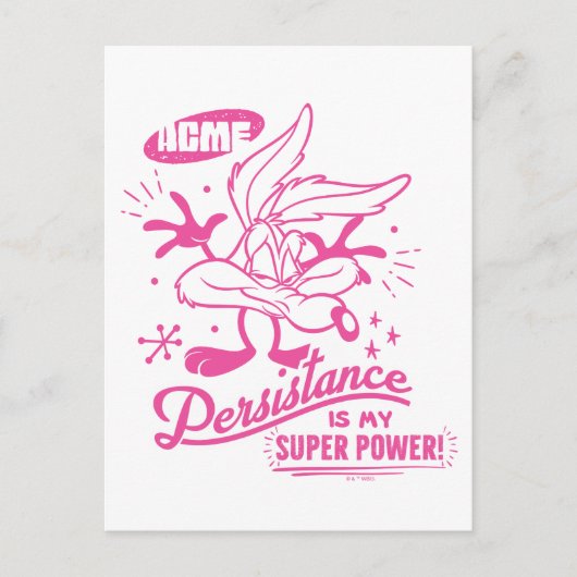 Carte Postale Tasty Retro WILE E. COYOTE™ (Devant)