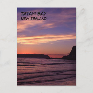 Carte Postale Tatahi Bay Sunset, Nouvelle-Zélande