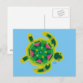 CARTE POSTALE TATHA LE SEATURTLE (Devant / Derrière)