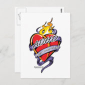 Carte Postale Tatouage ADHD (Devant / Derrière)