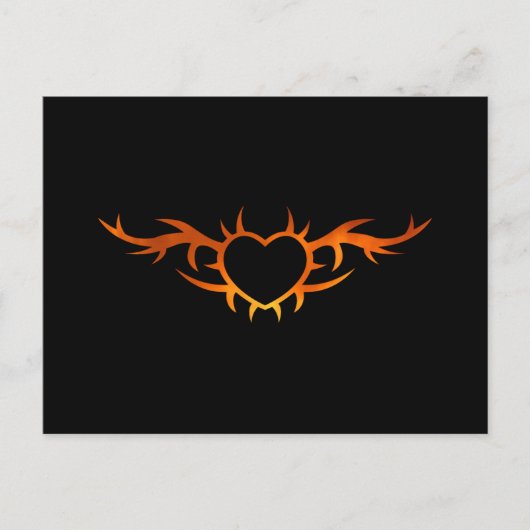 Carte Postale Tatouage cardiaque (Devant)