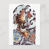 Carte Postale Tatouage japonais (Devant)