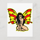 Carte Postale Tatouage papillon (Devant)