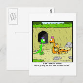 Carte Postale Tatouages : Cartographie de serpent (Devant / Derrière)