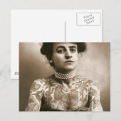 Carte Postale Tatoué De Perles, Photo De Cirque Victorien (Devant / Derrière)