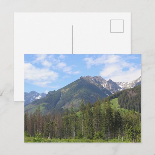 Carte Postale Tatras (Devant / Derrière)