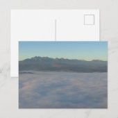 Carte Postale Tatras et nuages (Devant / Derrière)