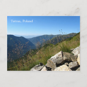 Carte postale Tatras Pologne