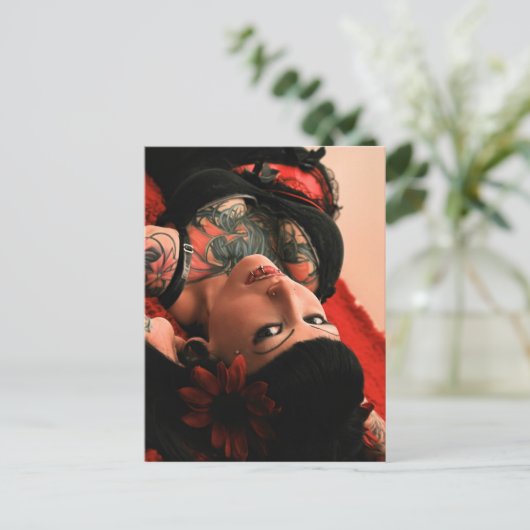 Carte Postale Tattoo Pin Up (Debout devant)