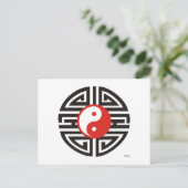 Carte Postale Tattoo Yin & Yang (Debout devant)