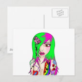 Carte Postale Tatty Lizzie (Devant / Derrière)
