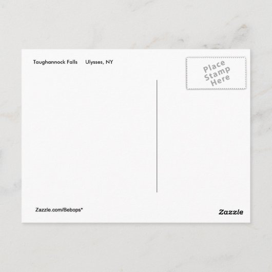 Carte Postale Taughannock tombe parc d'état (Dos)