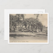 Carte Postale Taunton MA, The Green, 1915 (Devant / Derrière)