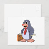 Carte Postale Taupe en Entrepreneuse avec Sac (Devant / Derrière)