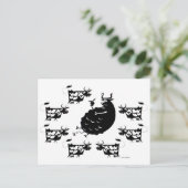 Carte Postale Taureau et vaches (Debout devant)