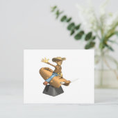 Carte Postale Taureau mécanique (Debout devant)