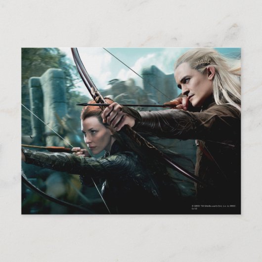 Carte Postale TAURIEL™ et LEGOLAS GREENLEAF™ (Devant)