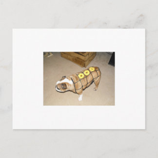 Carte Postale taurin anglais comme jambon cuit au miel