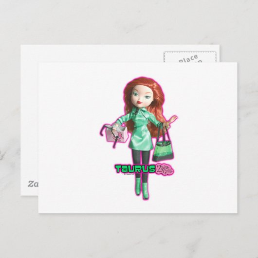 Carte postale Taurus (Devant / Derrière)