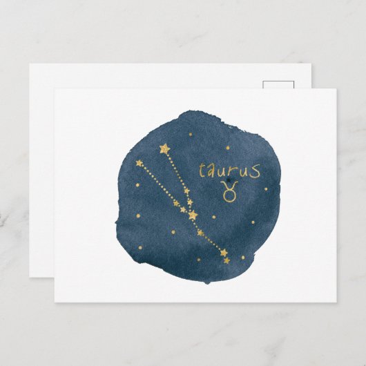 Carte Postale Taurus (Devant / Derrière)