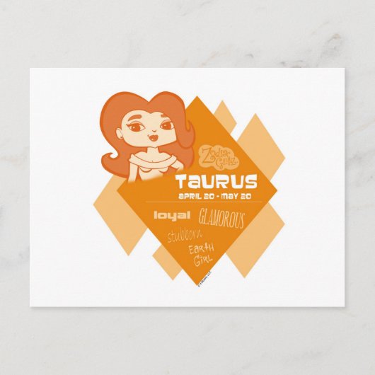 Carte postale Taurus (Devant)