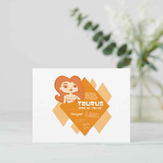 Carte postale Taurus (Debout devant)