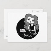 Carte postale Taurus (Devant / Derrière)