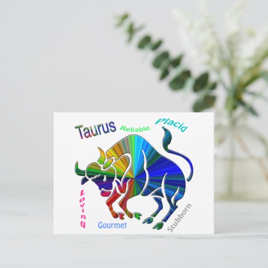 Carte Postale Taurus (Debout devant)