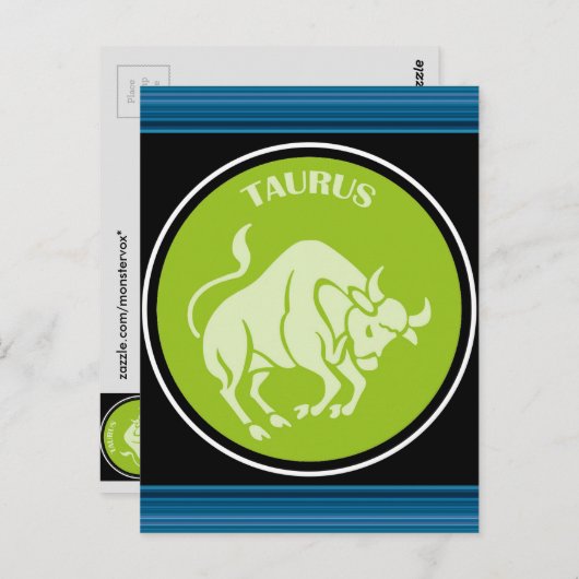 Carte postale Taurus (Devant / Derrière)