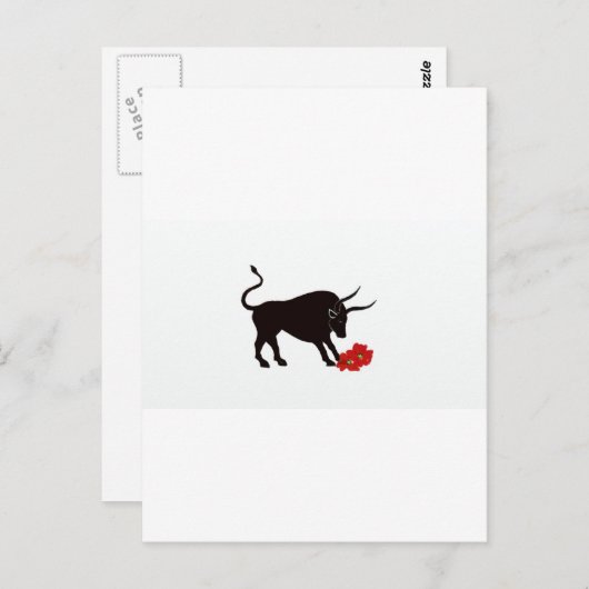 Carte Postale taurus (Devant / Derrière)