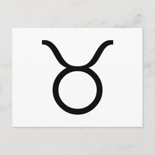 Carte Postale Taurus (Devant)