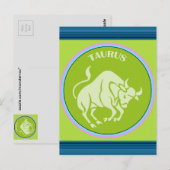 Carte postale Taurus (Devant / Derrière)