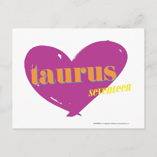Carte Postale Taurus 2 (Devant)