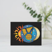 Carte postale Taurus Abstraite (Debout devant)