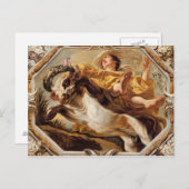 Carte Postale Taurus, des signes du Zodiaque (Devant / Derrière)