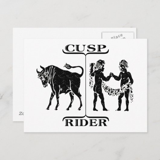 Carte Postale Taurus/Gemini (Devant / Derrière)