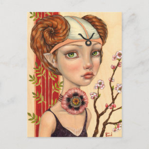 Carte Postale Taurus Girl