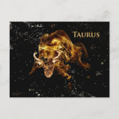 Carte Postale Taurus le taureau (Devant)
