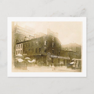 Carte Postale Taverne de métro, New York City 1904 Vintage