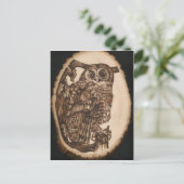 Carte Postale Tawny Owl (Debout devant)