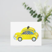 Carte Postale Taxi (Debout devant)